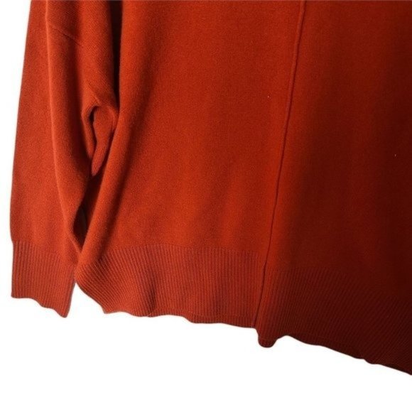 French Connection‎ Women's Sweater Orange Size Small S Pullover Crew - Picture 7 of 10